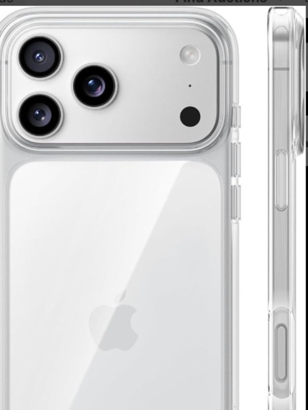 Onn iPhone 17 Pro Case Crystal Clear